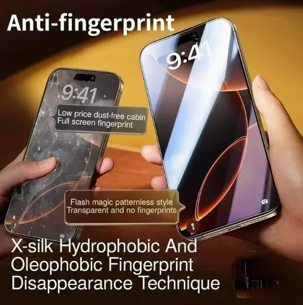 iPhone 15 Pro Max Panssarilasi - Asennuskehikko mukana