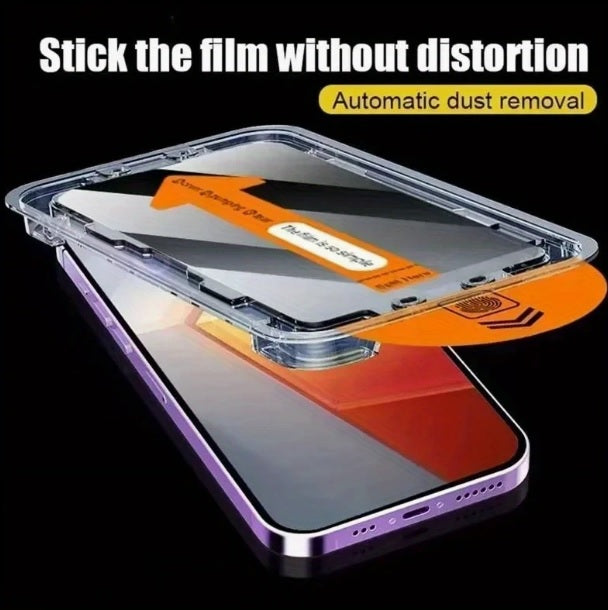 iPhone 16/15 Panssarilasi - Asennuskehikko mukana