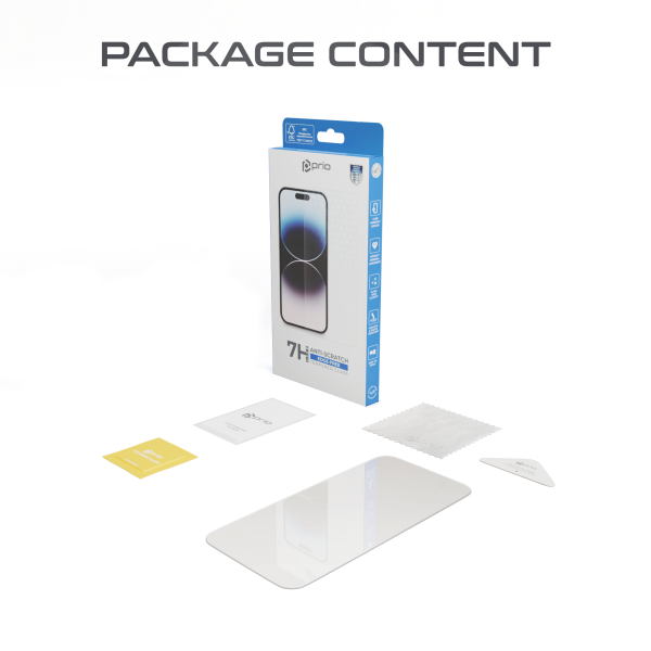 Iphone 15 Pro/15 Panssarilasi - prio Anti-Scratch