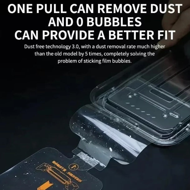iPhone 16 Plus/15 Plus Panssarilasi - Asennuskehikko mukana