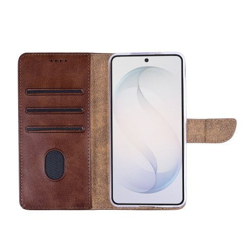 Rixus-lompakkokotelo Samsung Galaxy S26 – ruskea