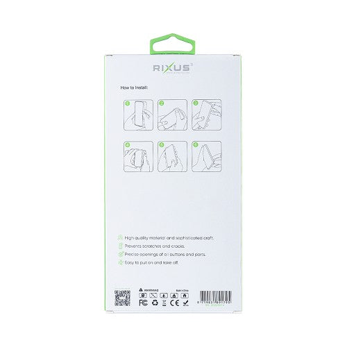 Rixus Anti-Burst iskunkestävä MagSafe-yhteensopiva suojakuori Samsung Galaxy A36 / A37 – läpinäkyvä