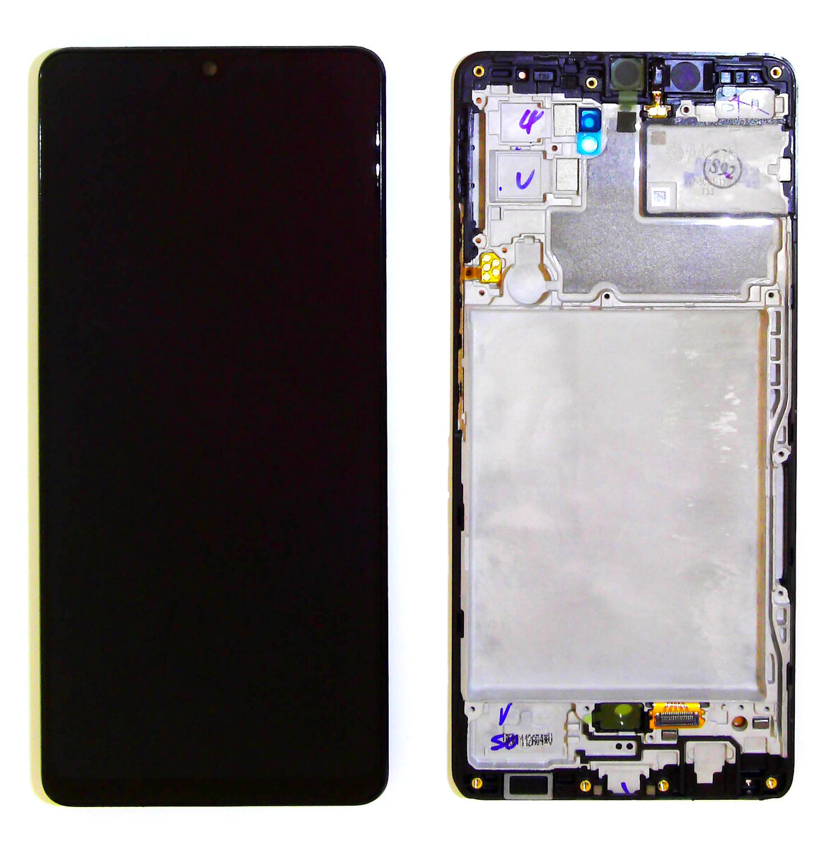 Samsung Galaxy A42 5G Näyttö + Runko - Musta