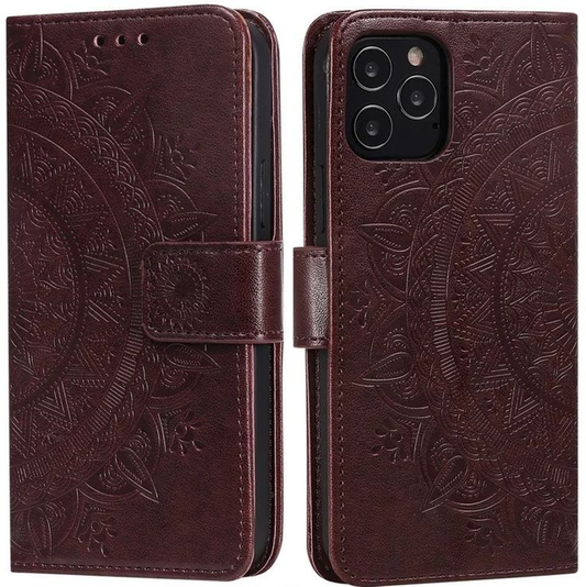 Iphone 12/12 PRO SUOJAKUORI - Lompakkokuori - mandala