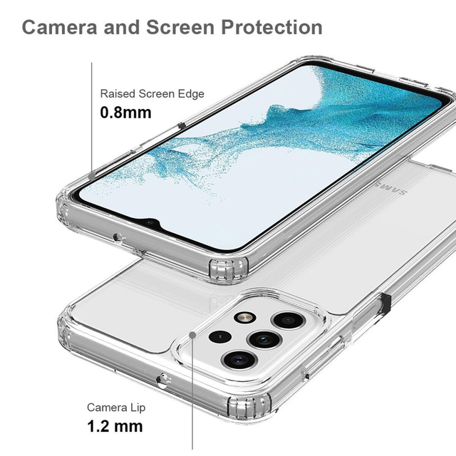Samsung Galaxy A23 5G SUOJAKUORI - tectTech - Crystal Hybrid Case