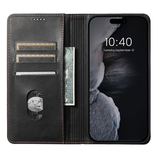 iPhone 15 Suojakotelo (SUTENI) - Musta