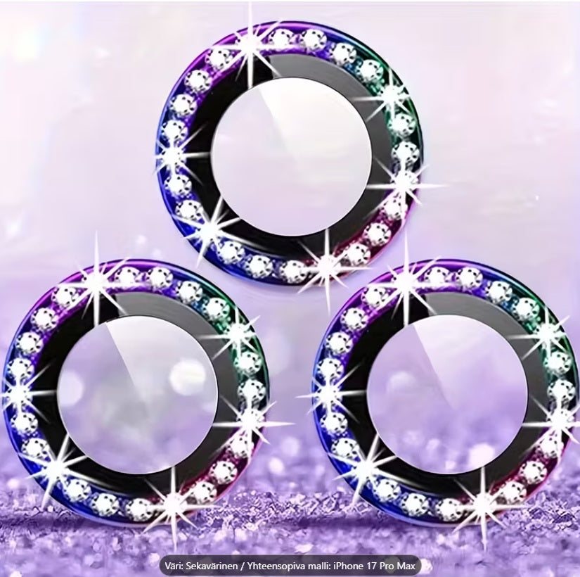 Shiny Kamera-linssin Suojat iPhone 15